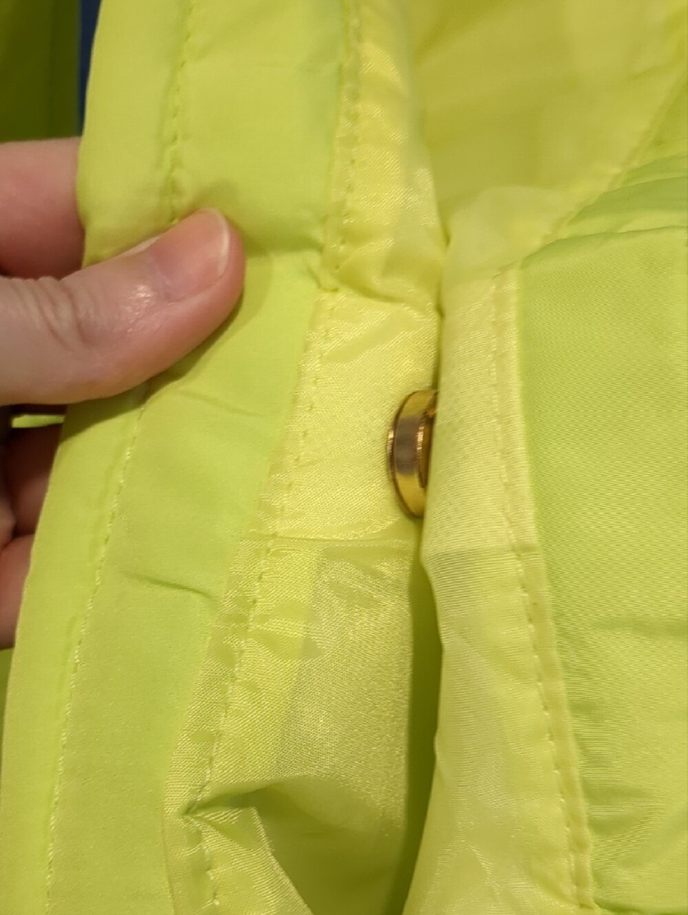 NWT Ulta Beauty Lime Light Neon Lime Side-Cinch Tote Bag - Picture 7 of 7